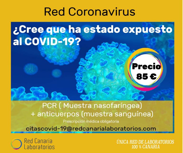 Test PCR + Anticuerpos en Canarias
